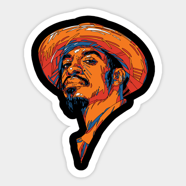 Andre 3000 Illustration Shirt Sticker by lazartemarjun